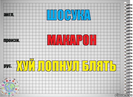 шосука макарон хуй лопнул блять, Комикс  Перевод с английского