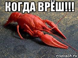 когда врёш!!! 