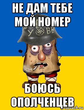 не дам тебе мой номер боюсь ополченцев, Мем Типичный поцреот