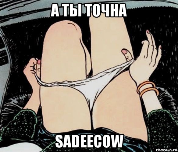 а ты точна sadeecow, Мем А ты точно