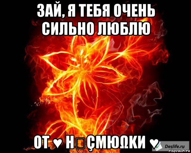 зай, я тебя очень сильно люблю от ♥ нลçmюωkи ♥, Мем Для любимой Насти