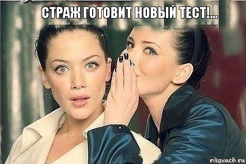 СТРАЖ ГОТОВИТ НОВЫЙ ТЕСТ!..., Комикс getlmage45jpg