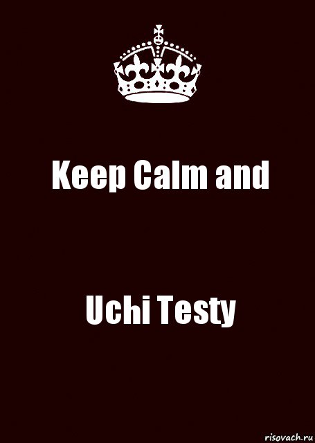 Keep Calm and Uchi Testy, Комикс keep calm