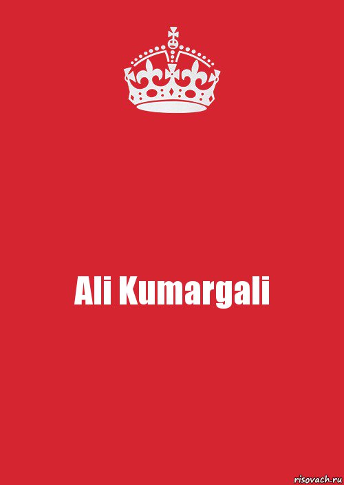 Ali Kumargali, Комикс Keep Calm 3