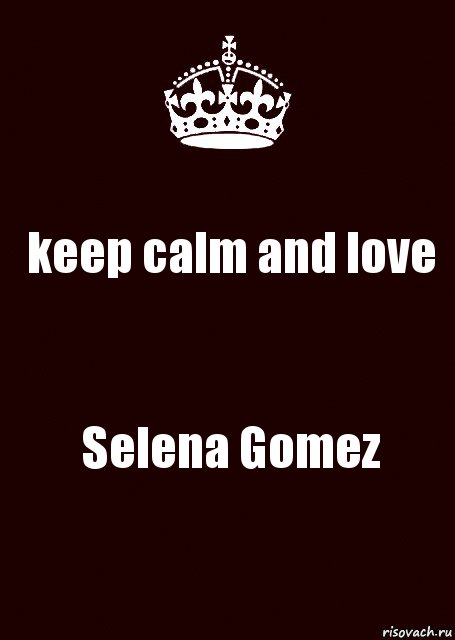 keep calm and love Selena Gomez, Комикс keep calm