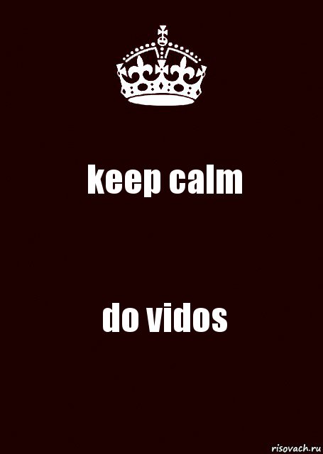 keep calm do vidos, Комикс keep calm