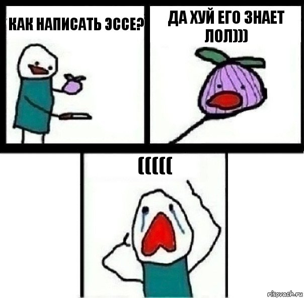 Как написать эссе? Да хуй его знает лол))) (((((