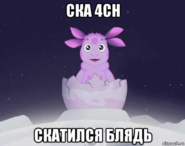 ска 4ch скатился блядь