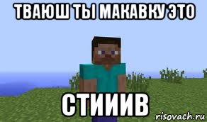 тваюш ты макавку это стииив