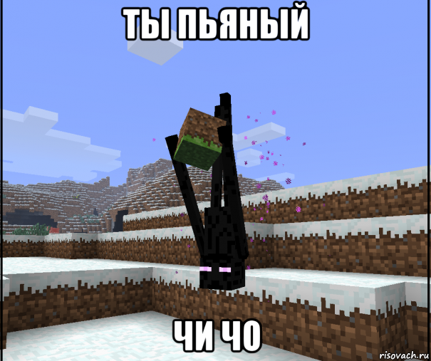 ты пьяный чи чо