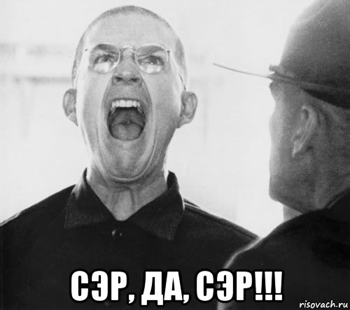  сэр, да, сэр!!!, Мем Сэр да сэр