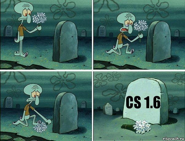 CS 1.6, Комикс  Сквидвард хоронит