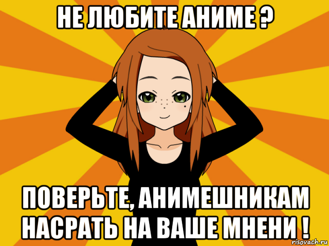 не любите аниме ? поверьте, анимешникам насрать на ваше мнени !, Мем Типичный игрок кисекае