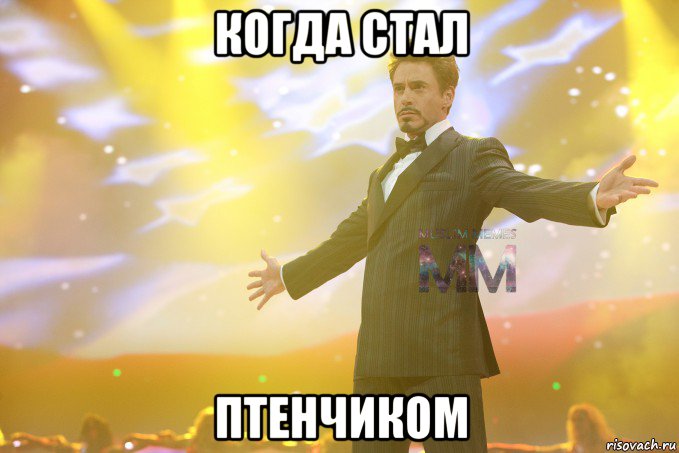 когда стал птенчиком