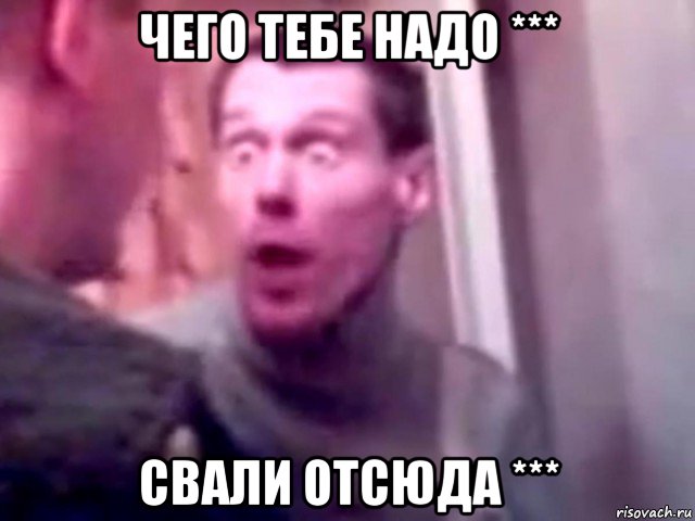 чего тебе надо *** свали отсюда ***, Мем Запили