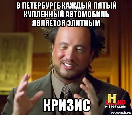 в петербурге каждый пятый купленный автомобиль является элитным кризис, Мем Женщины (aliens)
