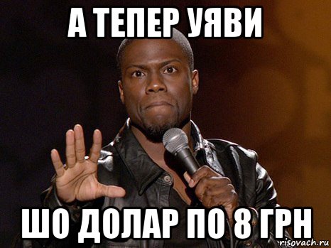 а тепер уяви шо долар по 8 грн, Мем  А теперь представь
