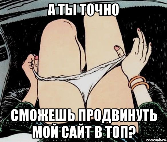 а ты точно сможешь продвинуть мой сайт в топ?, Мем А ты точно