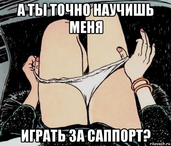 а ты точно научишь меня играть за саппорт?, Мем А ты точно