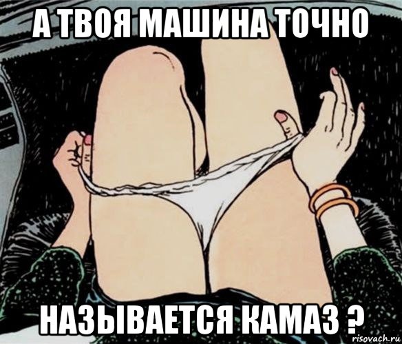 а твоя машина точно называется камаз ?, Мем А ты точно