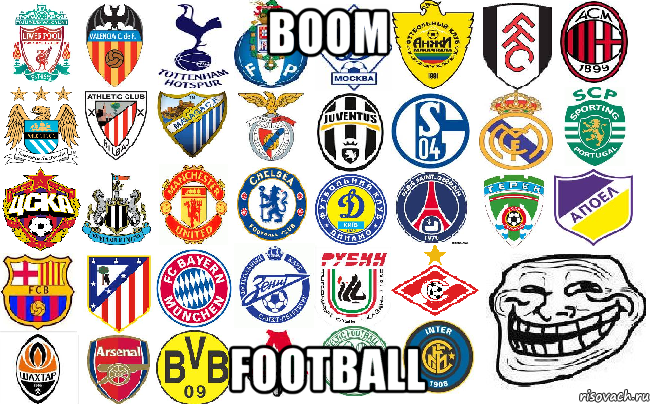 boom football, Мем Football Mems