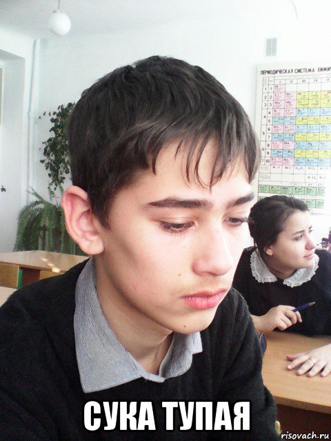  сука тупая, Мем Грустное лицо