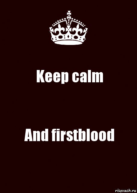 Keep calm And firstblood, Комикс keep calm