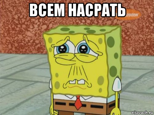 всем насрать 