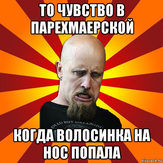 то чувство в парехмаерской когда волосинка на нос попала, Мем Мое лицо когда