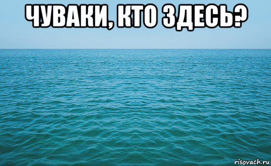 чуваки, кто здесь? , Мем Море