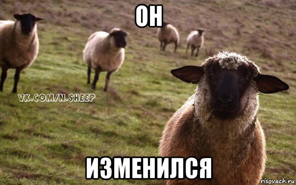 он изменился