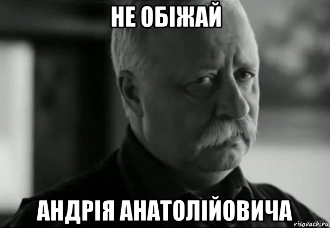 не обіжай андрія анатолійовича, Мем Не расстраивай Леонида Аркадьевича