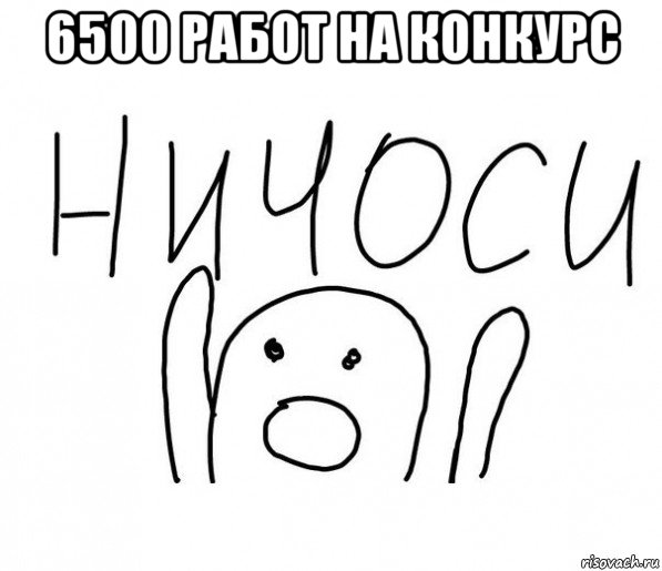 6500 работ на конкурс , Мем  Ничоси