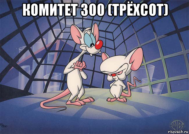 комитет 300 (трёхсот) , Мем ПИНКИ И БРЕЙН