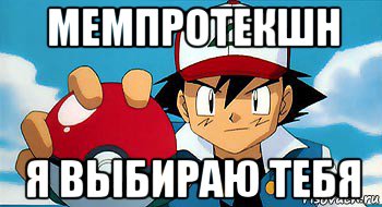 мемпротекшн я выбираю тебя, Мем покемон