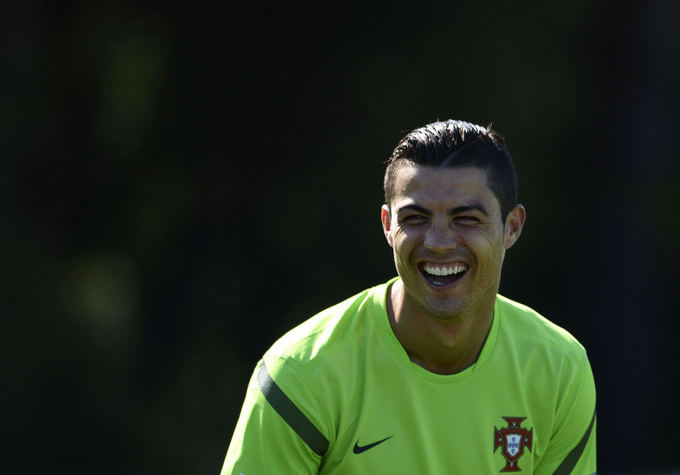 Ronaldo Laughing