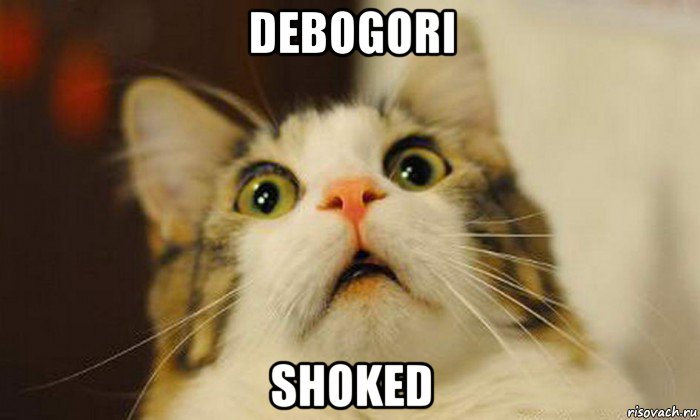 debogori shoked