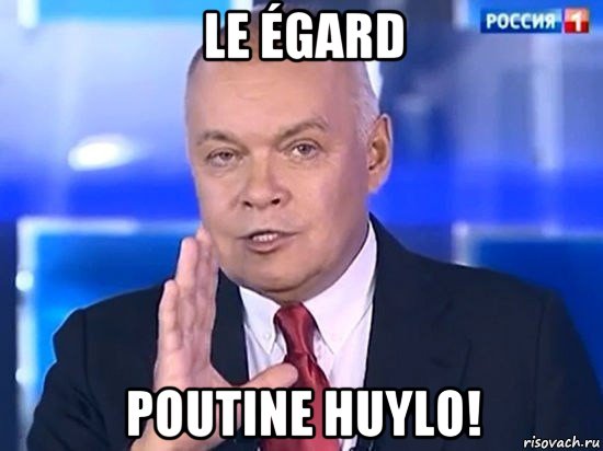 le égard poutine huylo!, Мем Киселёв 2014