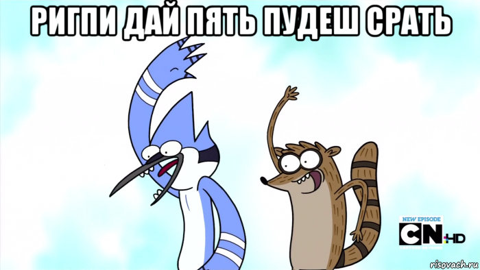 ригпи дай пять пудеш срать 