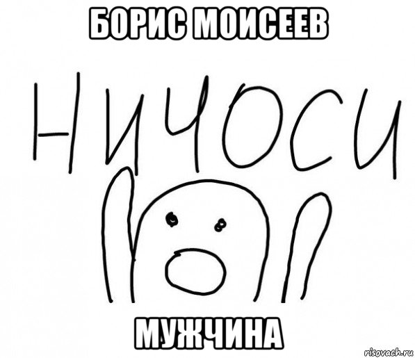 борис моисеев мужчина, Мем  Ничоси