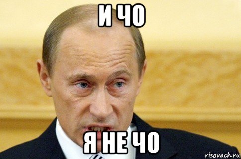 и чо я не чо, Мем путин