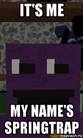 it's me my name's springtrap, Мем ТЕЛЕФОН ГАЙ ИЗ ROBLOX