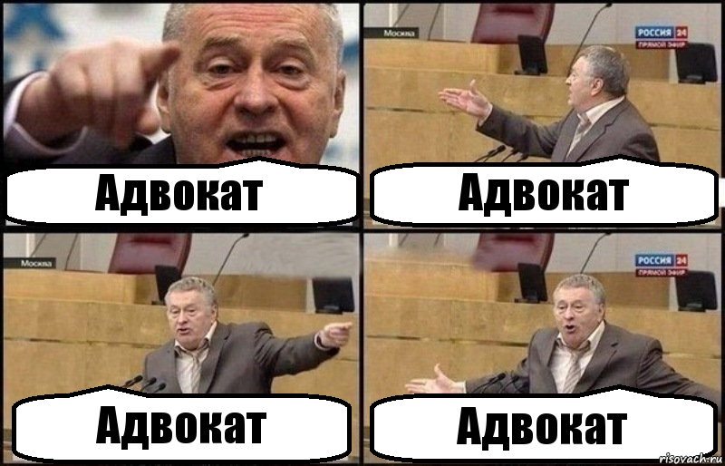 Адвокат Адвокат Адвокат Адвокат, Комикс Жириновский