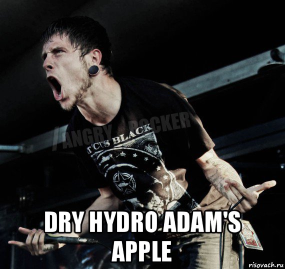  dry hydro adam's apple, Мем Агрессивный Рокер