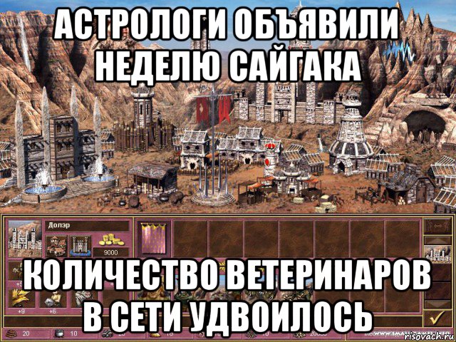 астрологи объявили неделю сайгака количество ветеринаров в сети удвоилось