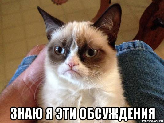  знаю я эти обсуждения, Мем grumpy