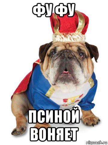 фу фу псиной воняет
