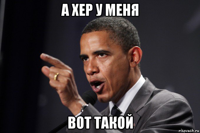 а хер у меня вот такой, Мем нига