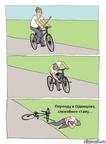 Перееду в Одинцово, спокойнее стану..., Комикс палки в колеса