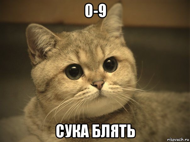 0-9 сука блять, Мем Пидрила ебаная котик